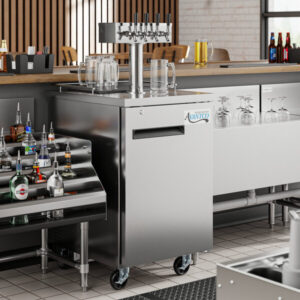 Avantco UDD-1-HC-S Four Tap Kegerator Beer Dispenser
